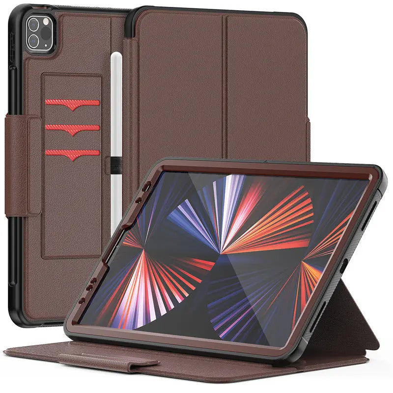 Housse Tablette Silicone Moderne IVANO Coffee-IPad Pro 11201820202021Air