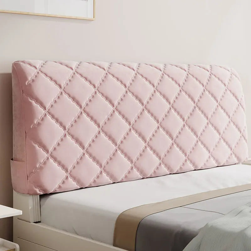 Housse Tête de Lit Coton Moderne **VELARO** Cornmeal A single sided-1.7M