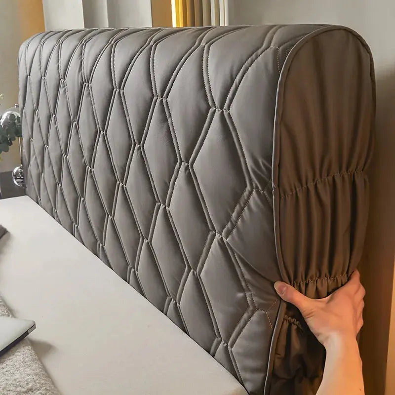 Housse Tête de Lit Cuir Luxueux TREDIA Housse de France