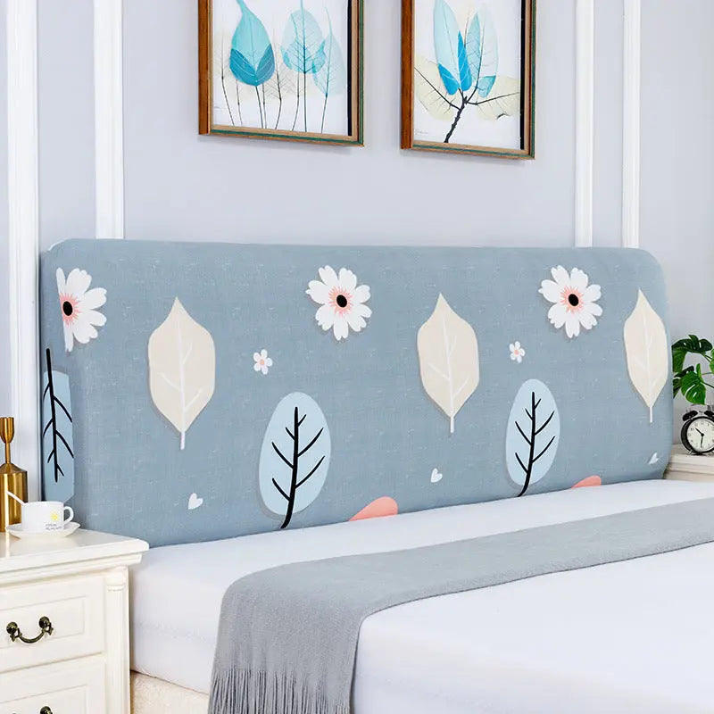 Housse Tête de Lit Polyester SILENTO Large Leaves-110to130cm