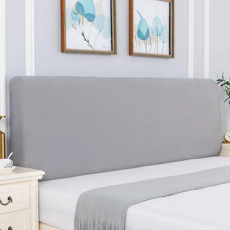 Housse Tête de Lit Polyester SILENTO Light Gray-190to210cm