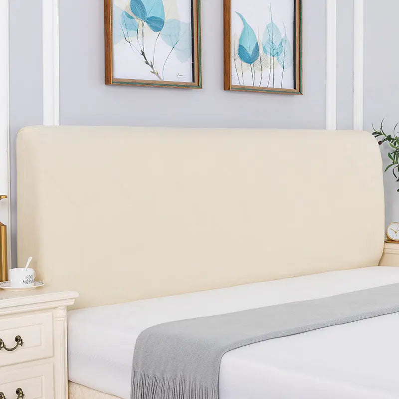 Housse Tête de Lit Polyester SILENTO Beige-110to130cm