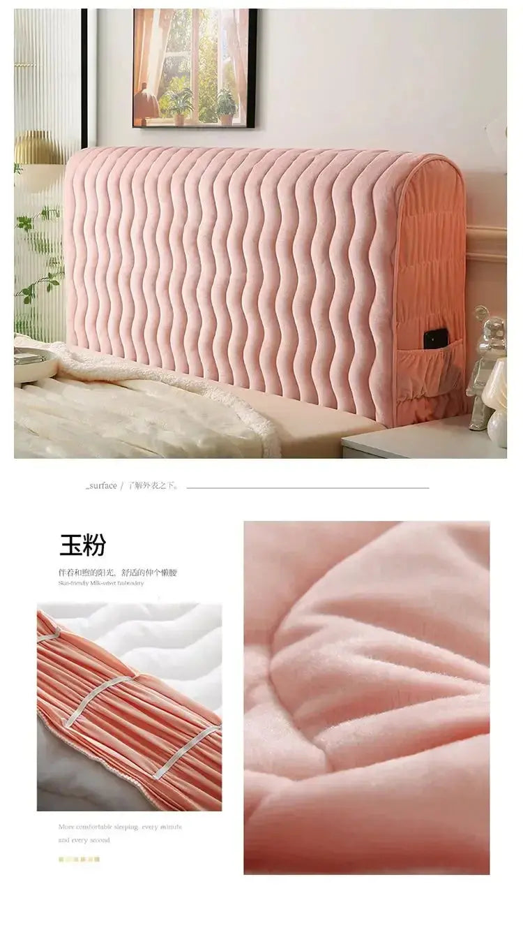 Housse Tête de Lit Velours Doux PLUVENT Housse de France