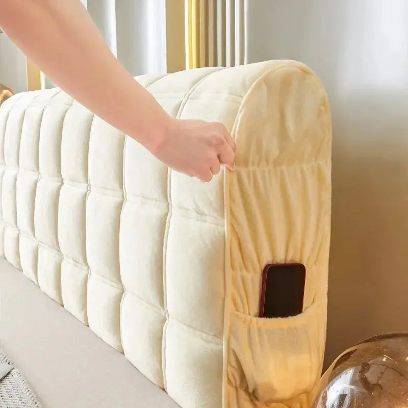 Housse Tête de Lit Velours Luxe ULTRAQUILT Housse de France