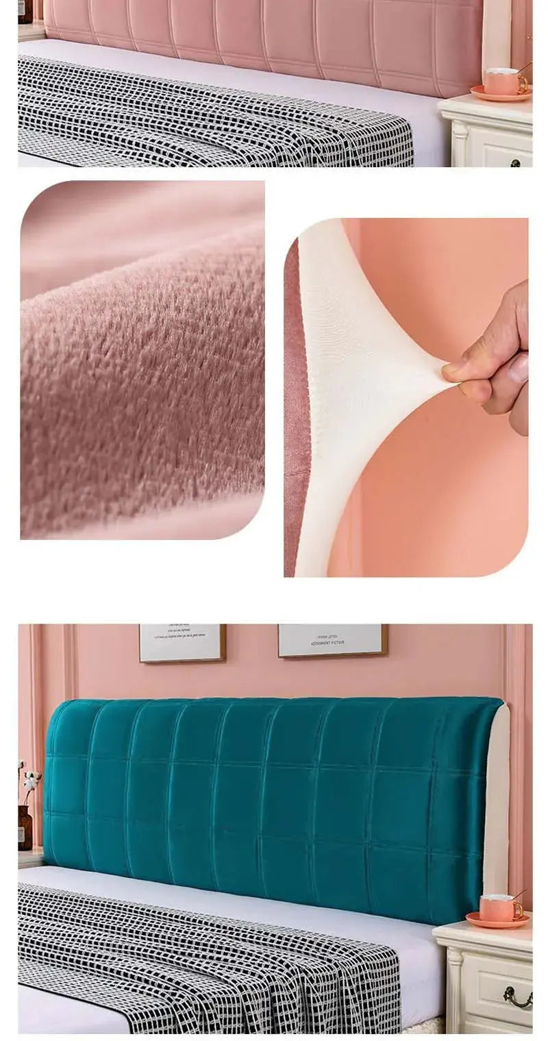 Housse Tête de Lit Velours Matelassé VELUNA Housse de France