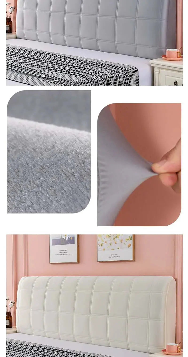 Housse Tête de Lit Velours Matelassé VELUNA Housse de France