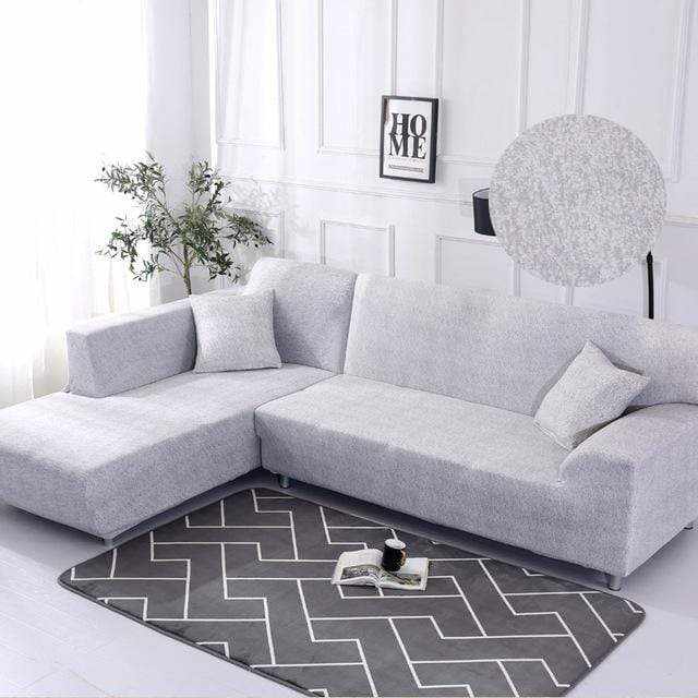 Housse canapé d'angle extensible et résistante SCORNER - Housse De France