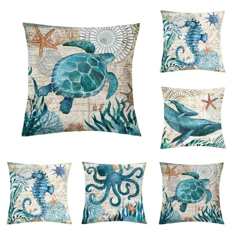 Housse coussin canapé Jade Housse de France