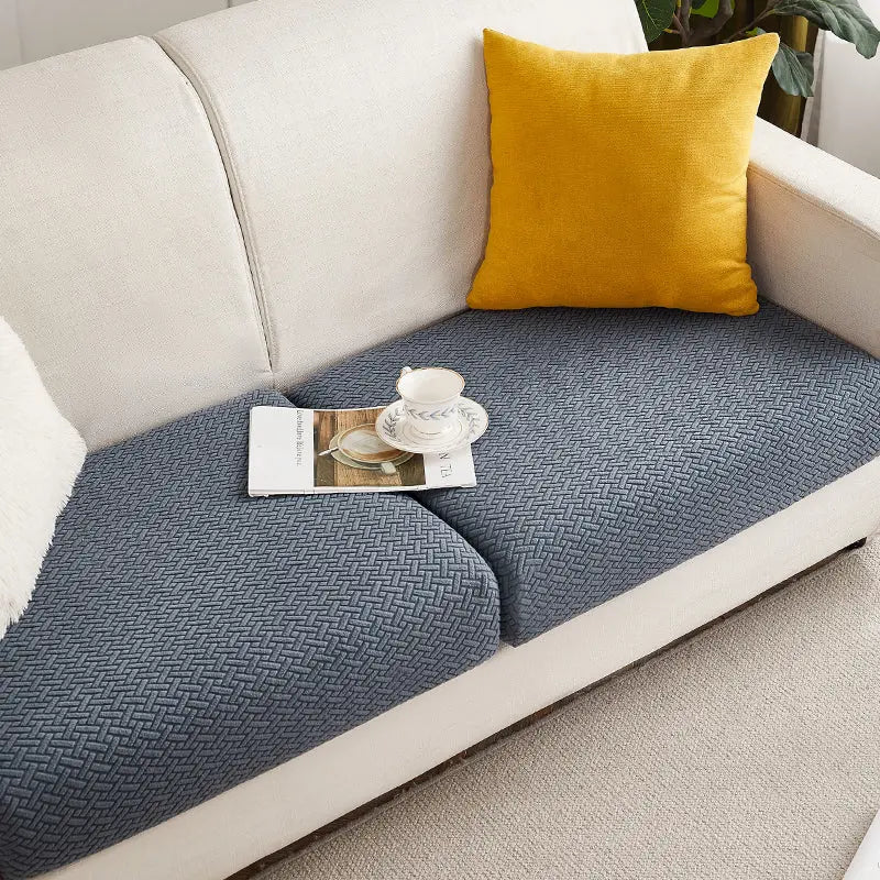 Housse Assise Canapé Extensible BRIVINE Metal grey-M