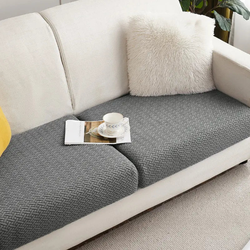 Housse Assise Canapé Extensible BRIVINE Grey-Plus L