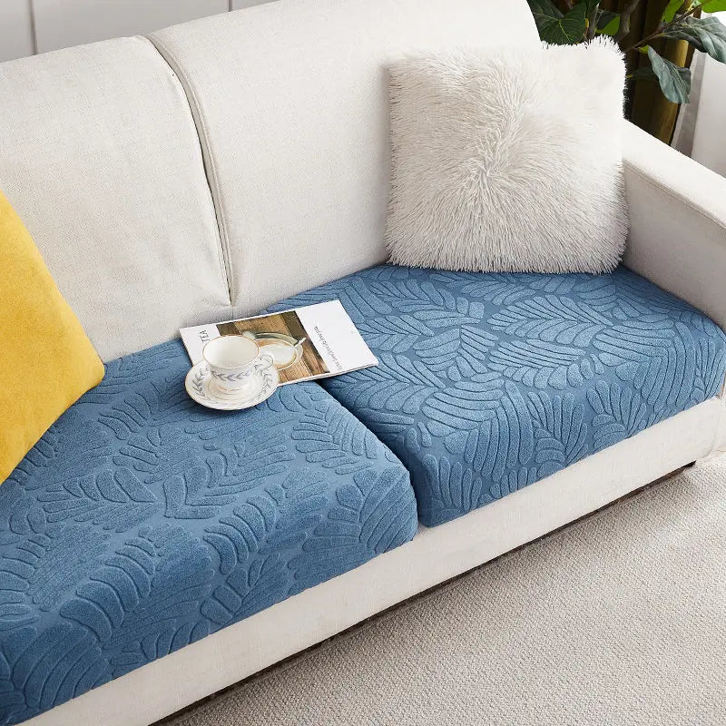 Housse Assise Canapé Extensible BRIVINE Lake blue-Plus M