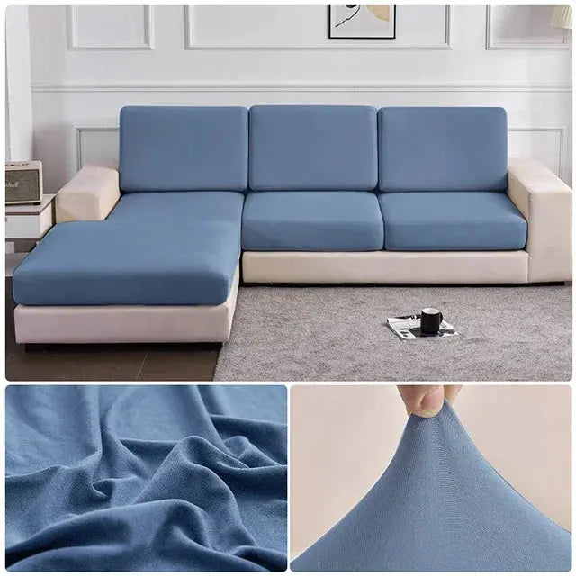Housse d'assise canapé Indigo Housse de France