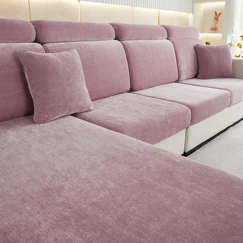 Housse Assise Minimaliste CHENIX Taro Purple-Small Double