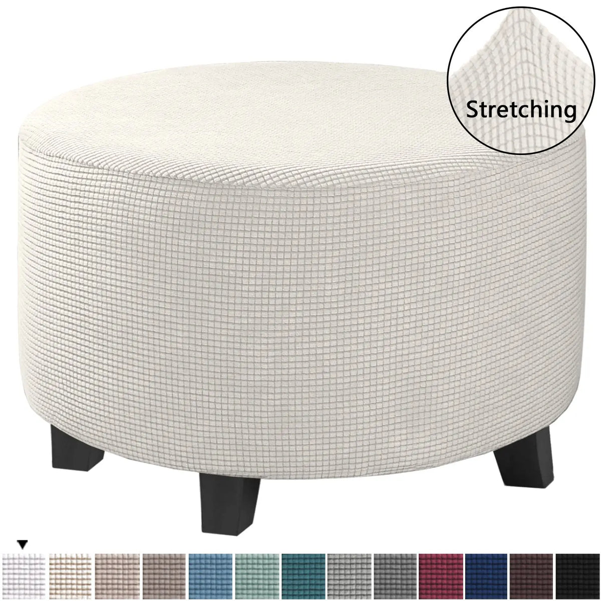 Housse de Banquette Élastique KAVO Tooth white-Small