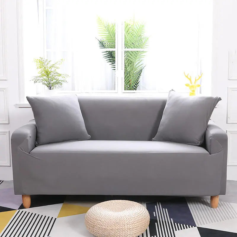 Housse de Canapé Extensible STRETCHY Grey-XL