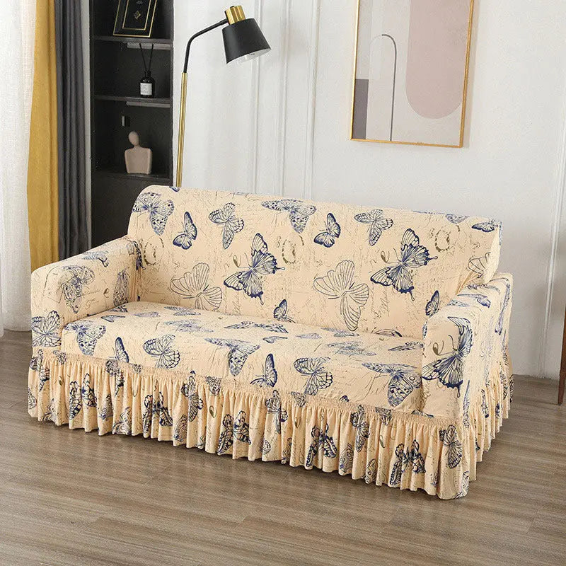 Housse de Canapé Universelle QUOVA Colorful Butterfly-Three Person Size 190 230cm