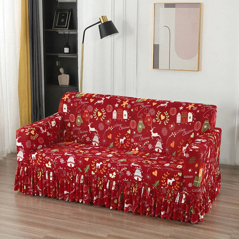 Housse de Canapé Universelle QUOVA Merry Christmas-Single Size 90 140cm