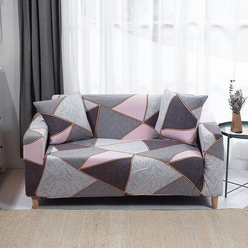 Housse de Canapé Extensible GEOFORM Colorful Geometry-90to140 Single Seat