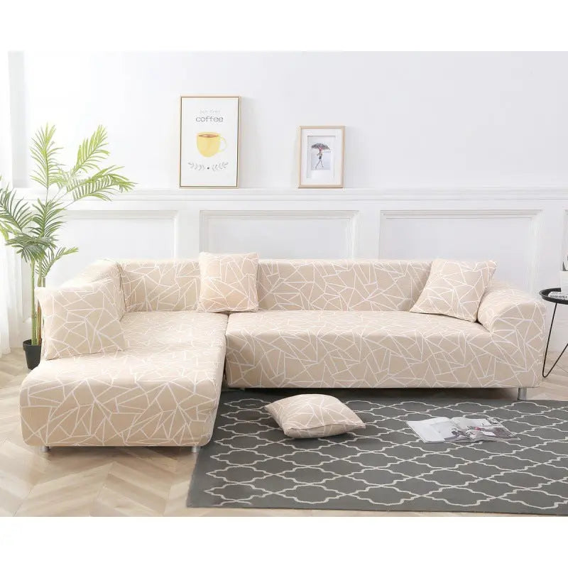 Housse de Canapé Extensible LORNA Yellow-145to 185cm