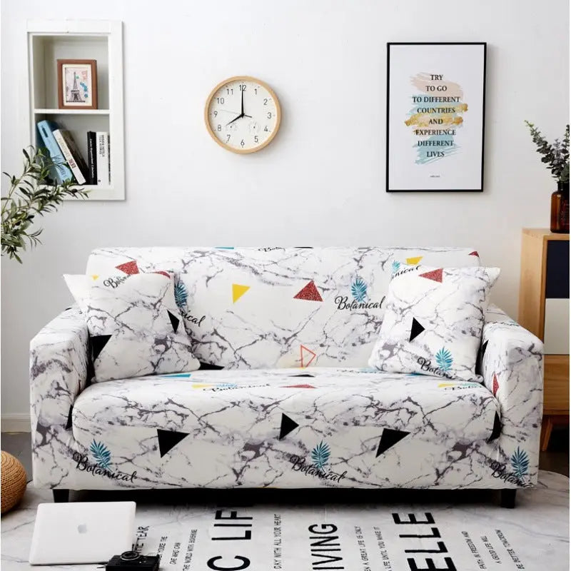 Housse de Canapé Extensible LORNA Violet-145to 185cm