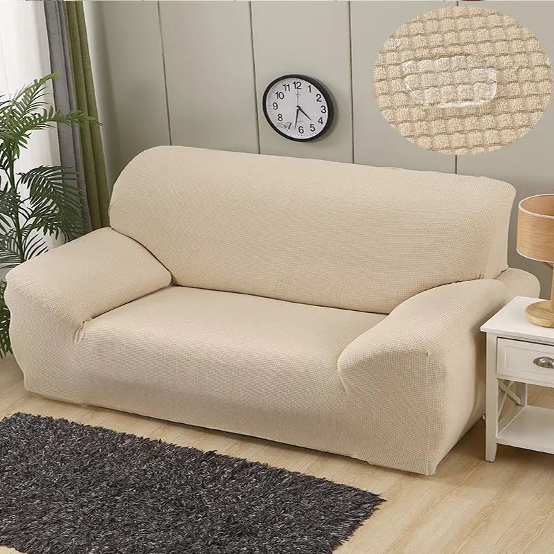 Housse de Canapé Imperméable SOFITA Beige-Double