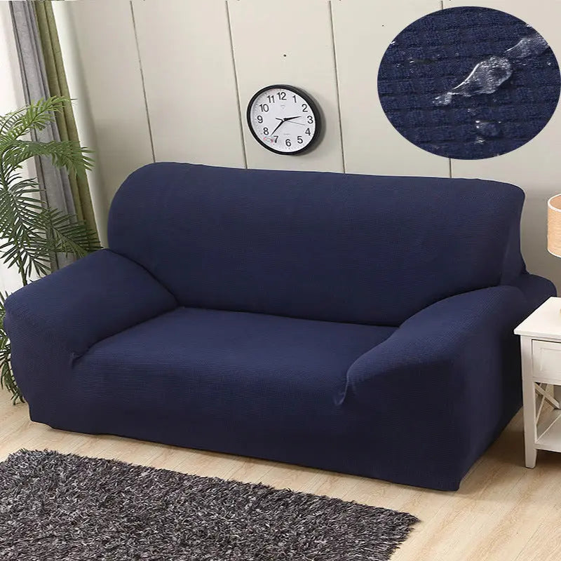 Housse de Canapé Imperméable SOFITA Navy Blue-Three people
