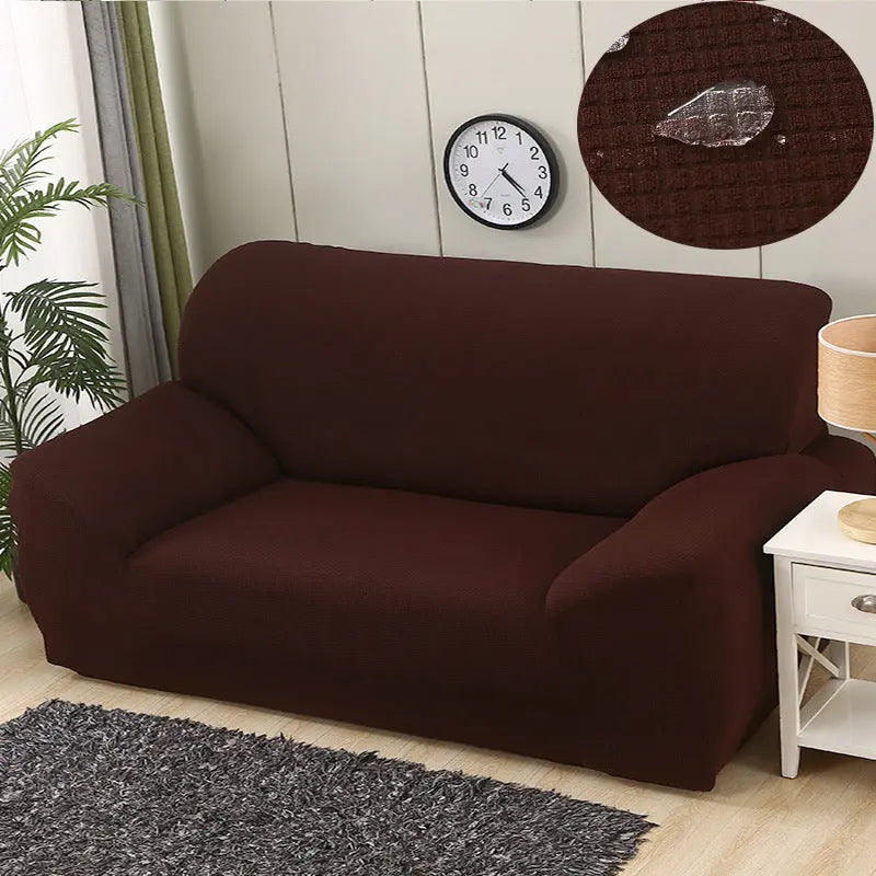 Housse de Canapé Imperméable SOFITA Brown-Four people