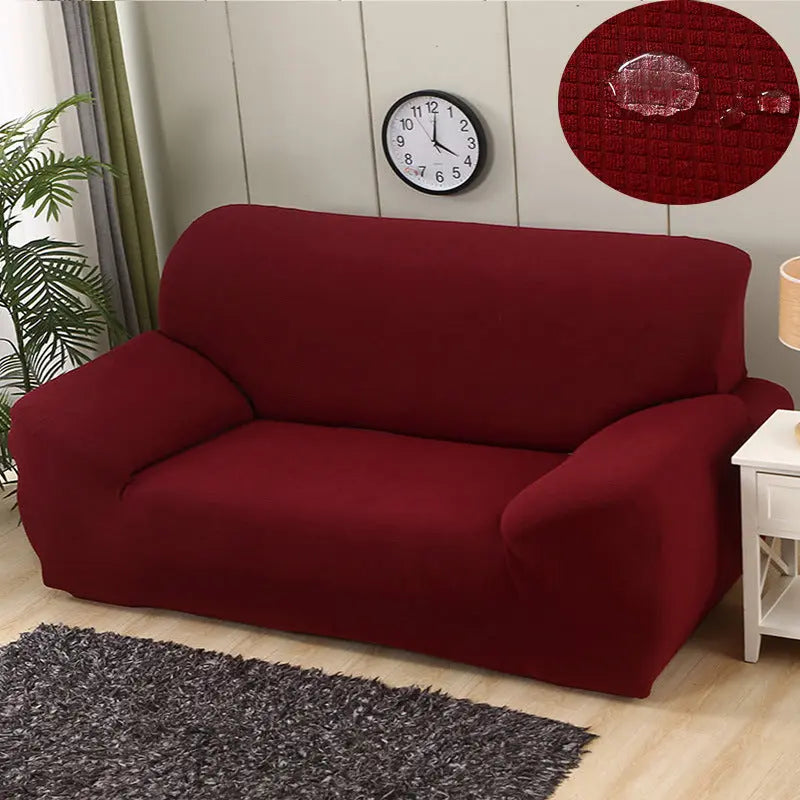 Housse de Canapé Imperméable SOFITA Red-Three people