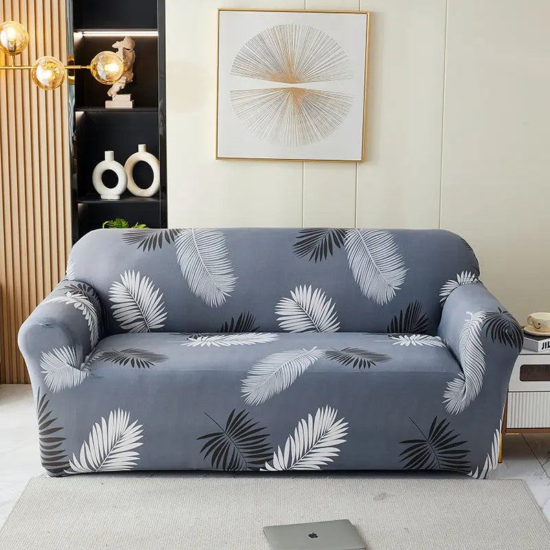 Housse de Canapé Imprimée ELASTIK Flying Leaf-Double Sofa