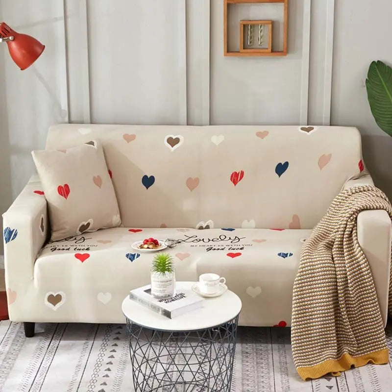 Housse de Canapé Imprimée SOFALUX LOVE-4Seater