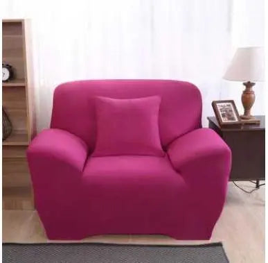 Housse de Canapé Moderne MINISI Rose Red-Double and two pillows