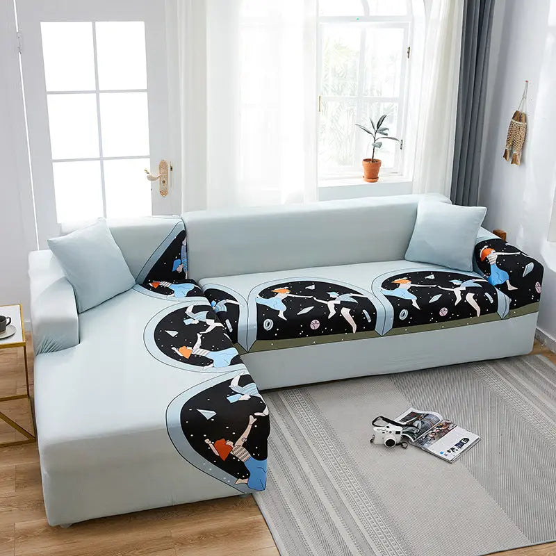 Housse de Canapé Moderne POLYSOFA Beta-Four people
