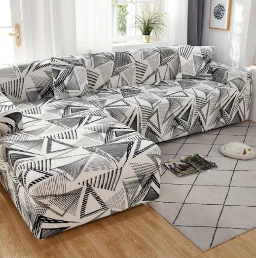 Housse de Canapé Stretch DotLife Graffiti-190x230cm 3Seat