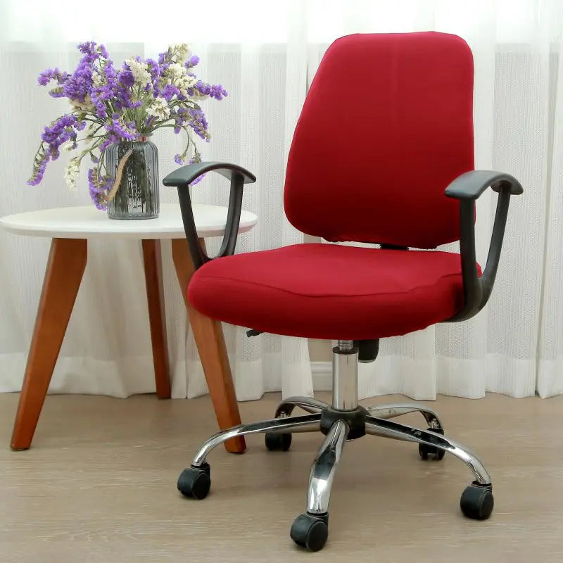 Housse de Chaise Extensible SPANDX Wine Red