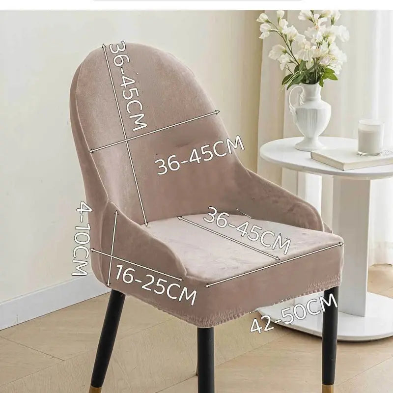 Housse de Chaise Velours Extensible VELINO Housse de France