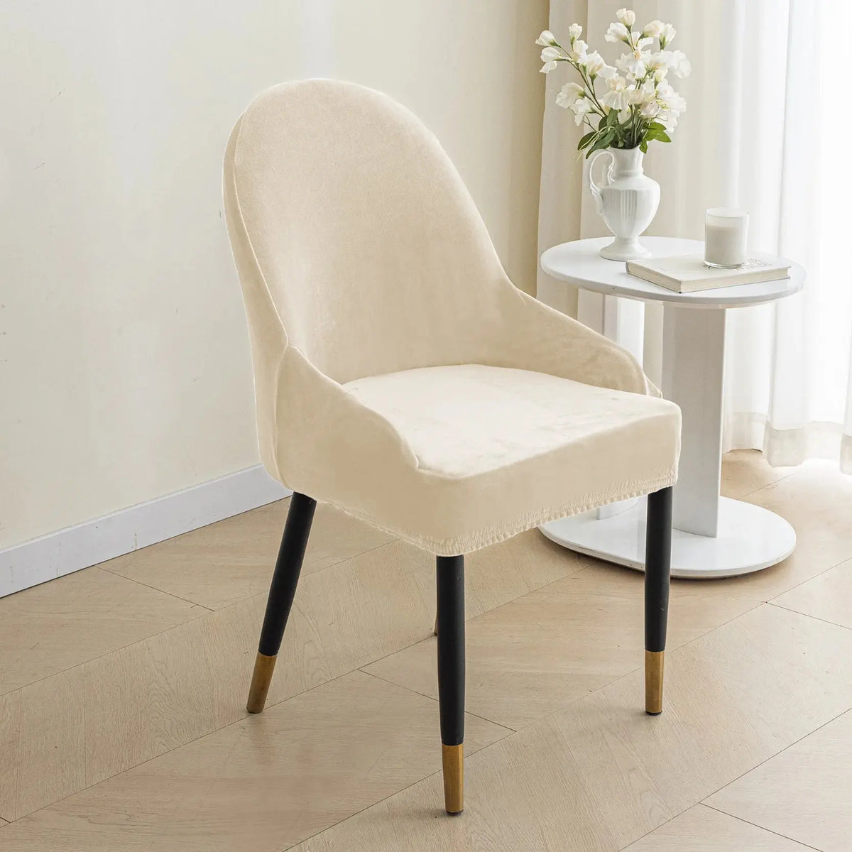 Housse de Chaise Velours Extensible VELINO Housse de France