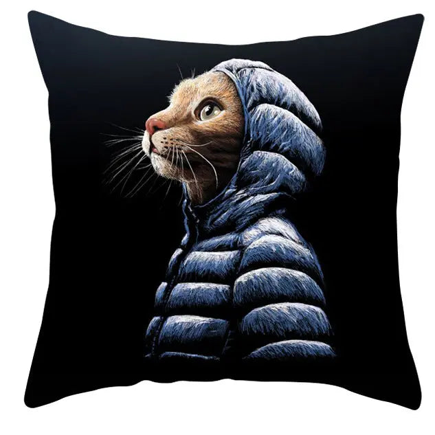 Housse de Coussin Cartoon Animal ANIDECOR DRD9115-45x45cm