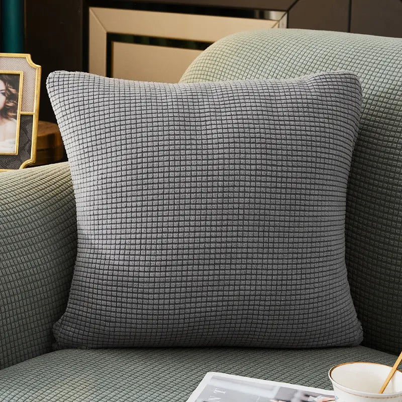 Housse de Coussin Douceur MARE와 Gentleman Gray-45x45cm Pillow Case