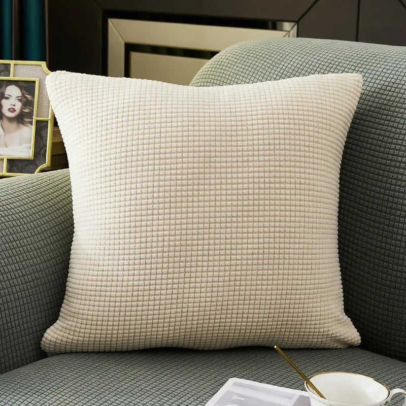 Housse de Coussin Douceur MARE와 Mustard Yellow-45x45cm Pillow Case