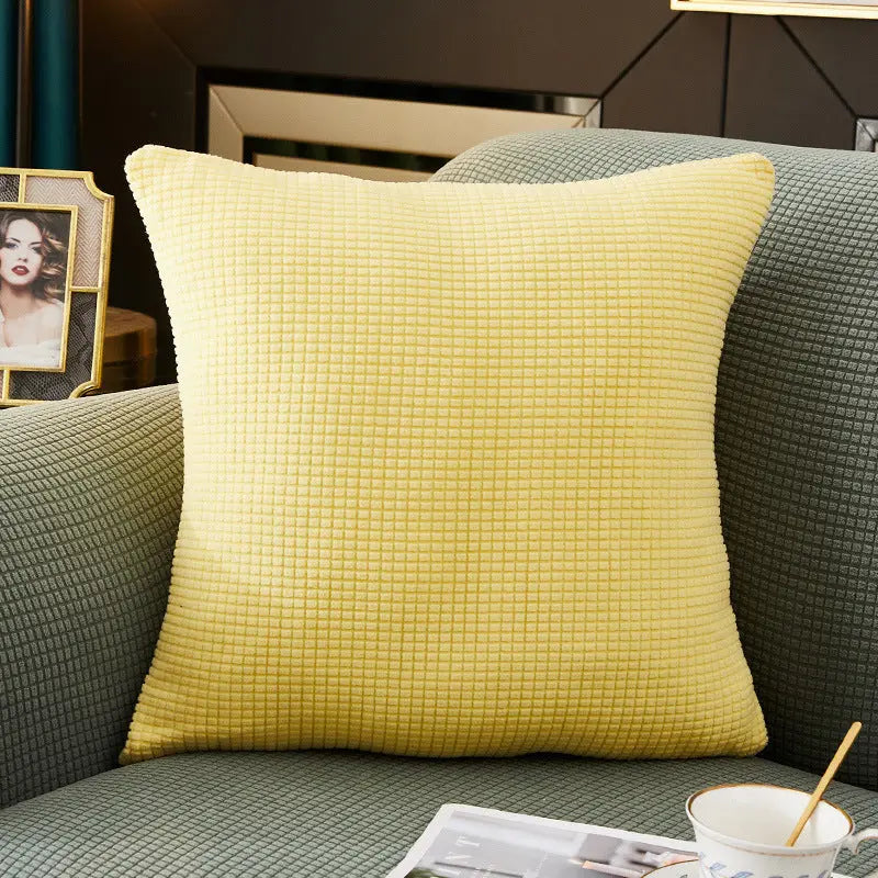 Housse de Coussin Douceur MARE와 Lemon Yellow-45x45cm Pillow Case