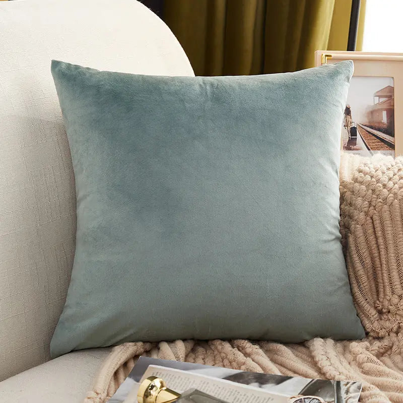 Housse de Coussin Douceur MARE와 Matcha Green-50x50cm Pillow Case