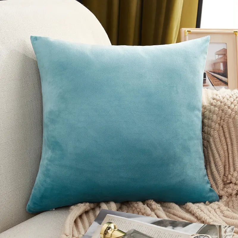 Housse de Coussin Douceur MARE와 Light Blue-50x50cm Pillow Case