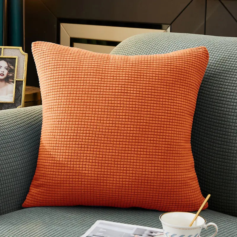 Housse de Coussin Douceur MARE와 Vibrant Orange-45x45cm Pillow Case