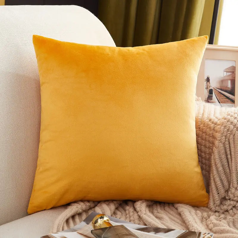 Housse de Coussin Douceur MARE와 Apricot Yellow-40x40cm Pillow Case