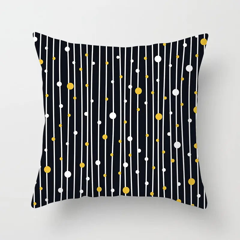Housse de Coussin Géométrique AURELI 3 Style
