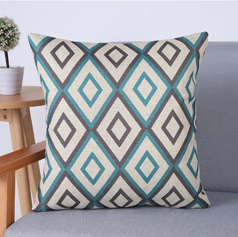 Housse de Coussin Géométrique AVELON A