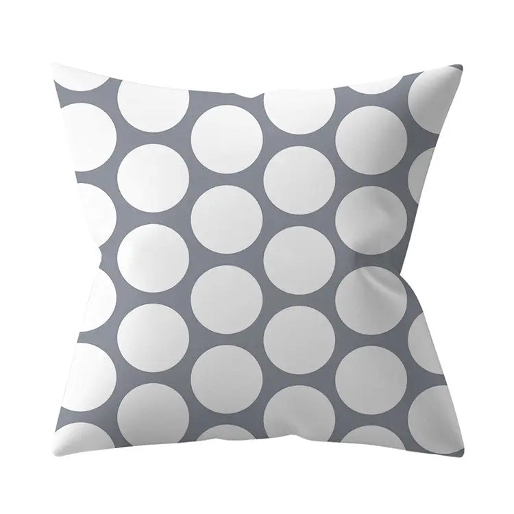 Housse de Coussin Géométrique SILVΞR 21 Style-45x45cm