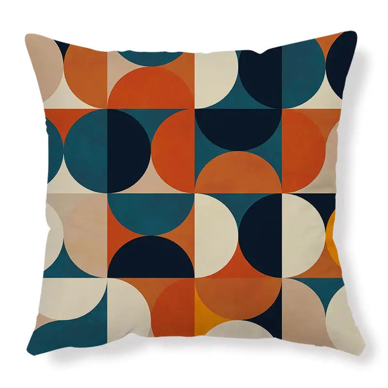 Housse de Coussin Géométrique SIMPLIX BZ32816 Color-45x45cm