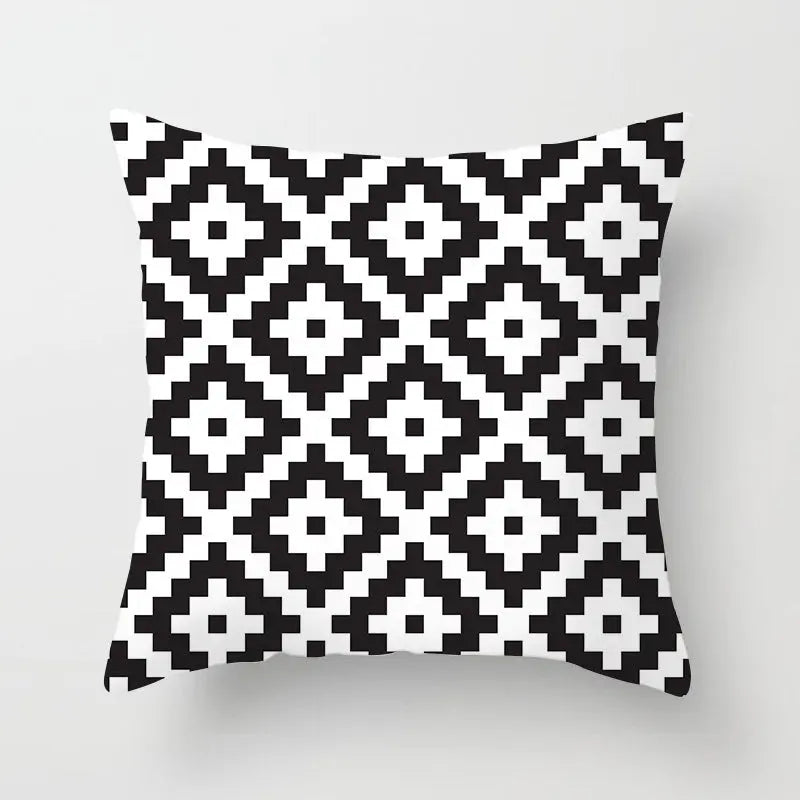 Housse de Coussin Géométrique SUNSKY Style 19-45x45cm