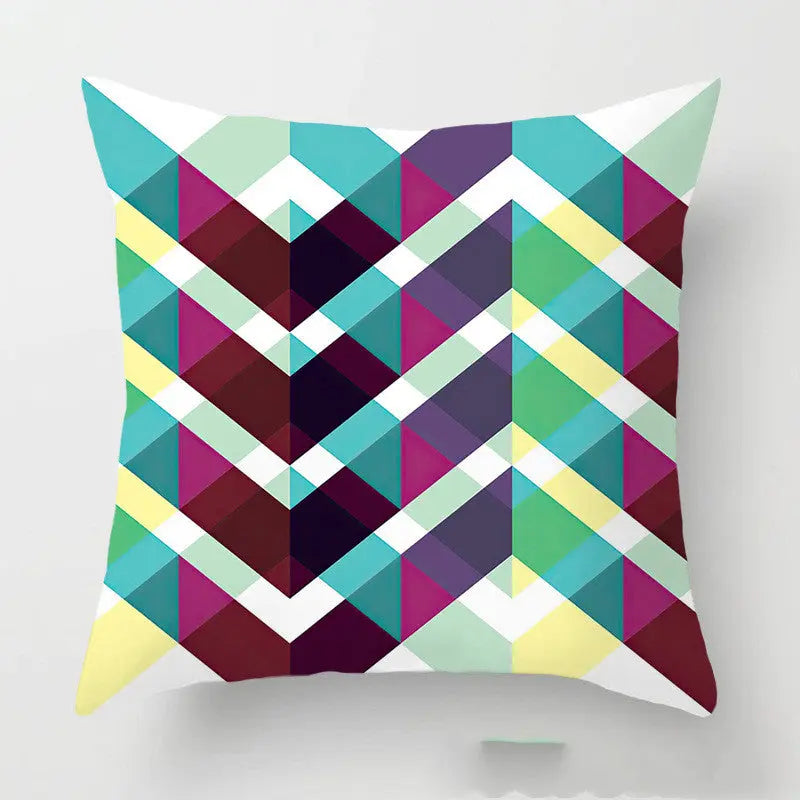 Housse de Coussin Géométrique SOLARO